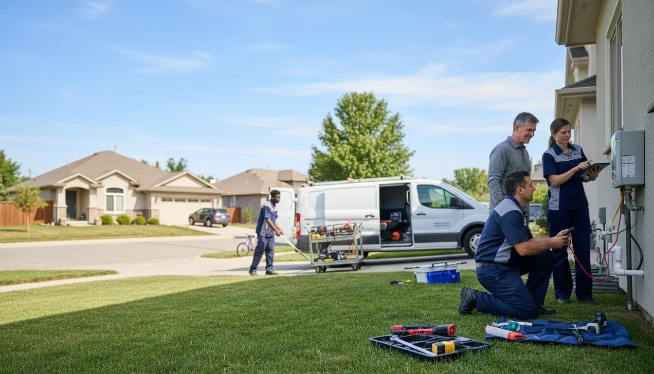 Tankless water heater service in Whitney, TX